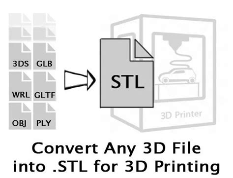 3d object to stl.